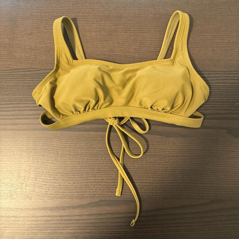 Xhilaration Mustard Bikini Top